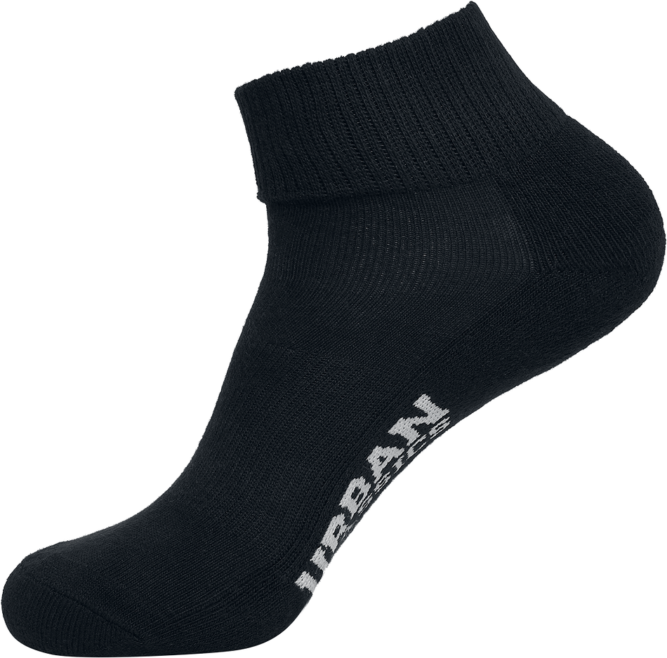 Chaussettes  de Urban Classics - Chaussettes De Tennis Hautes - Lot De 6 - EU35-38 à EU 39-42 - pour Unisexe - noir - Urban Classics - View 2