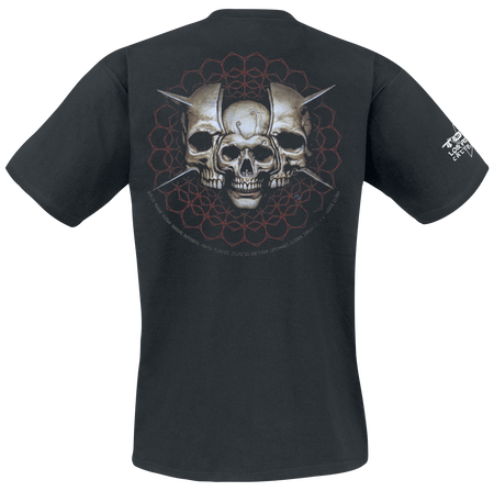 T-Shirt Manches courtes  de Tool - Skull Spikes - S à XXL - pour Homme - noir - Tool - View 2