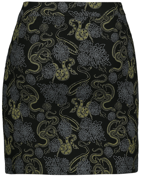 Jupe courte Gothic de Banned Alternative - Jupe Slither - XS à XL - pour Femme - noir - Banned Alternative - View 2