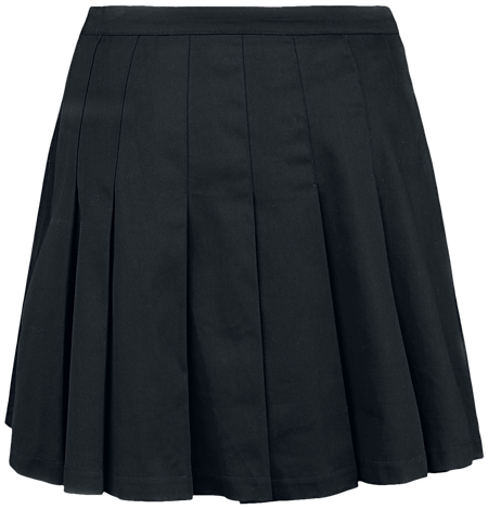 Jupe courte Gothic de Banned Alternative - Jupe Plissée Avec Anneaux - XS à XL - pour Femme - noir - Banned Alternative - View 2