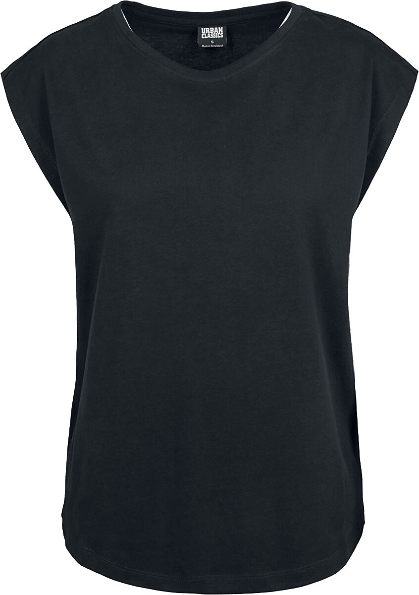 T-Shirt Manches courtes  de Urban Classics - T-Shirt Forme Basique Femme - XS à 5XL - pour Femme - noir - Urban Classics