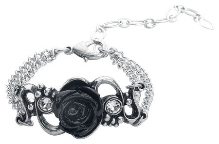 Bracelet Gothic de Alchemy Gothic - Bacchanal Rose - pour Femme - couleur argent - Alchemy Gothic