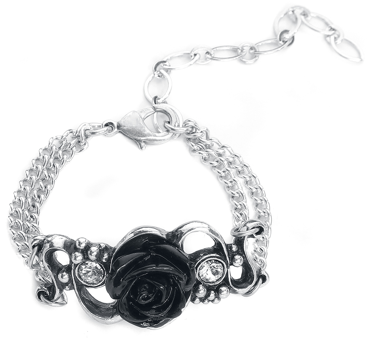 Bracelet Gothic de Alchemy Gothic - Bacchanal Rose - pour Femme - couleur argent - Alchemy Gothic - View 2