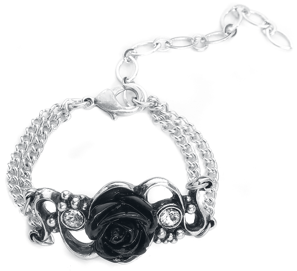 Bracelet Gothic de Alchemy Gothic - Bacchanal Rose - pour Femme - couleur argent - Alchemy Gothic - View 2
