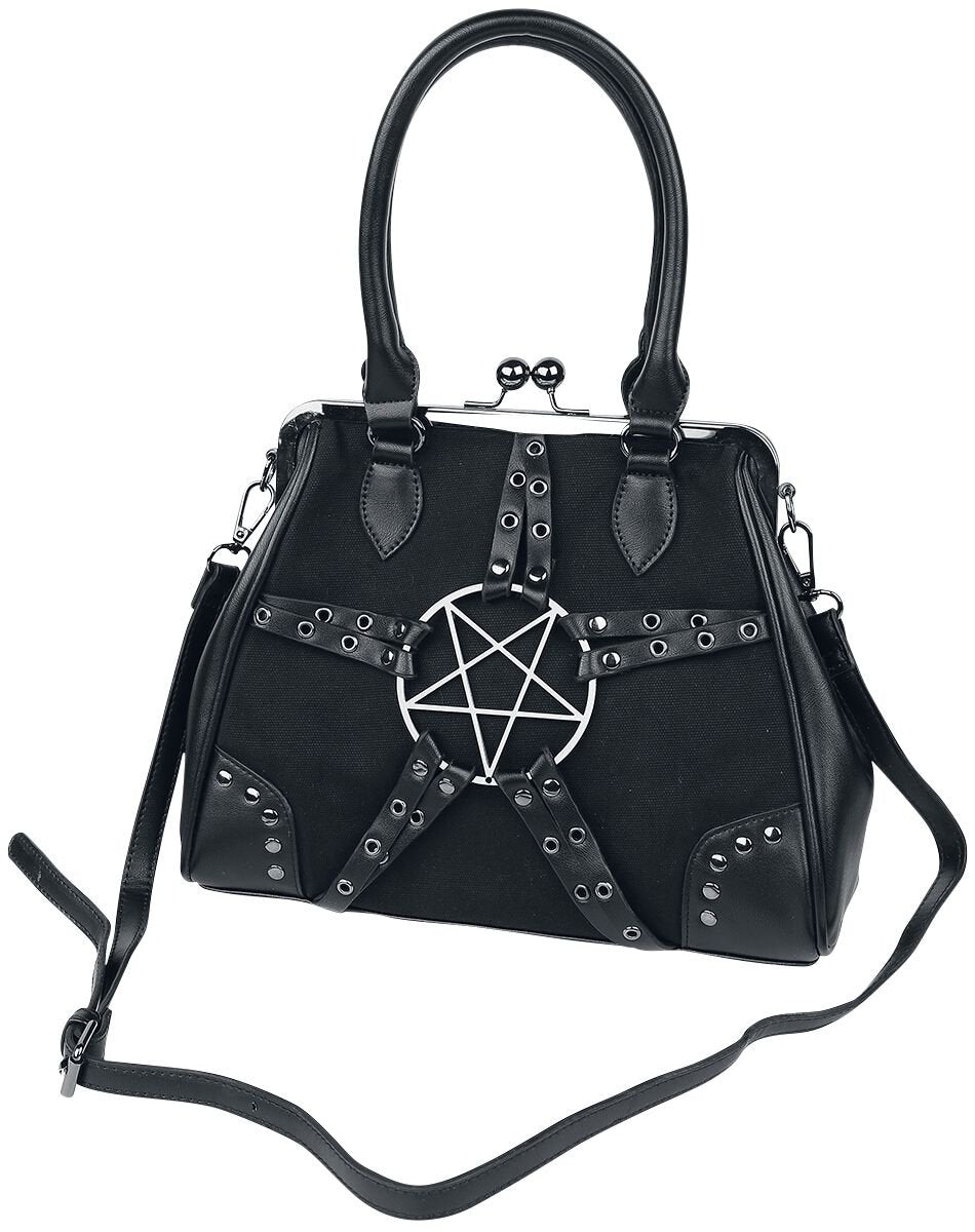 Sac à main Gothic de Banned Alternative - Pentagram - pour Femme - noir - Banned Alternative