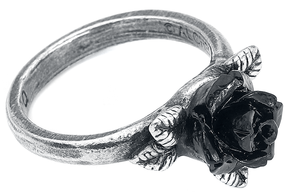 Bague Gothic de Alchemy Gothic - Token of Love - pour Femme - couleur argent - Alchemy Gothic - View 2