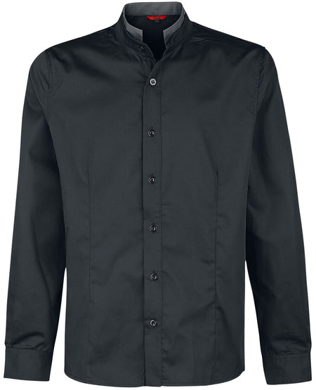 Chemise manches longues Gothic de Banned Alternative - Chemise Double Col - S à XXL - pour Homme - noir - Banned Alternative