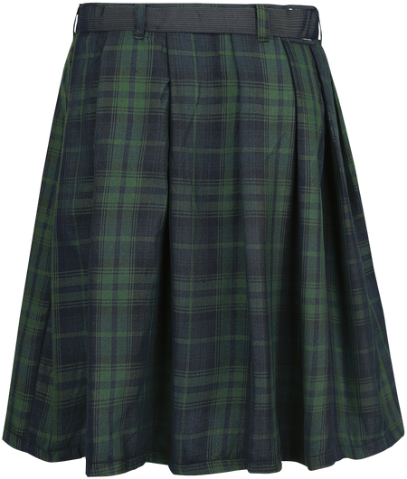 Jupe mi-longue Gothic de Banned Alternative - Kilt Fear Is Over - S à 3XL-4XL - pour Homme - vert - Banned Alternative - View 2