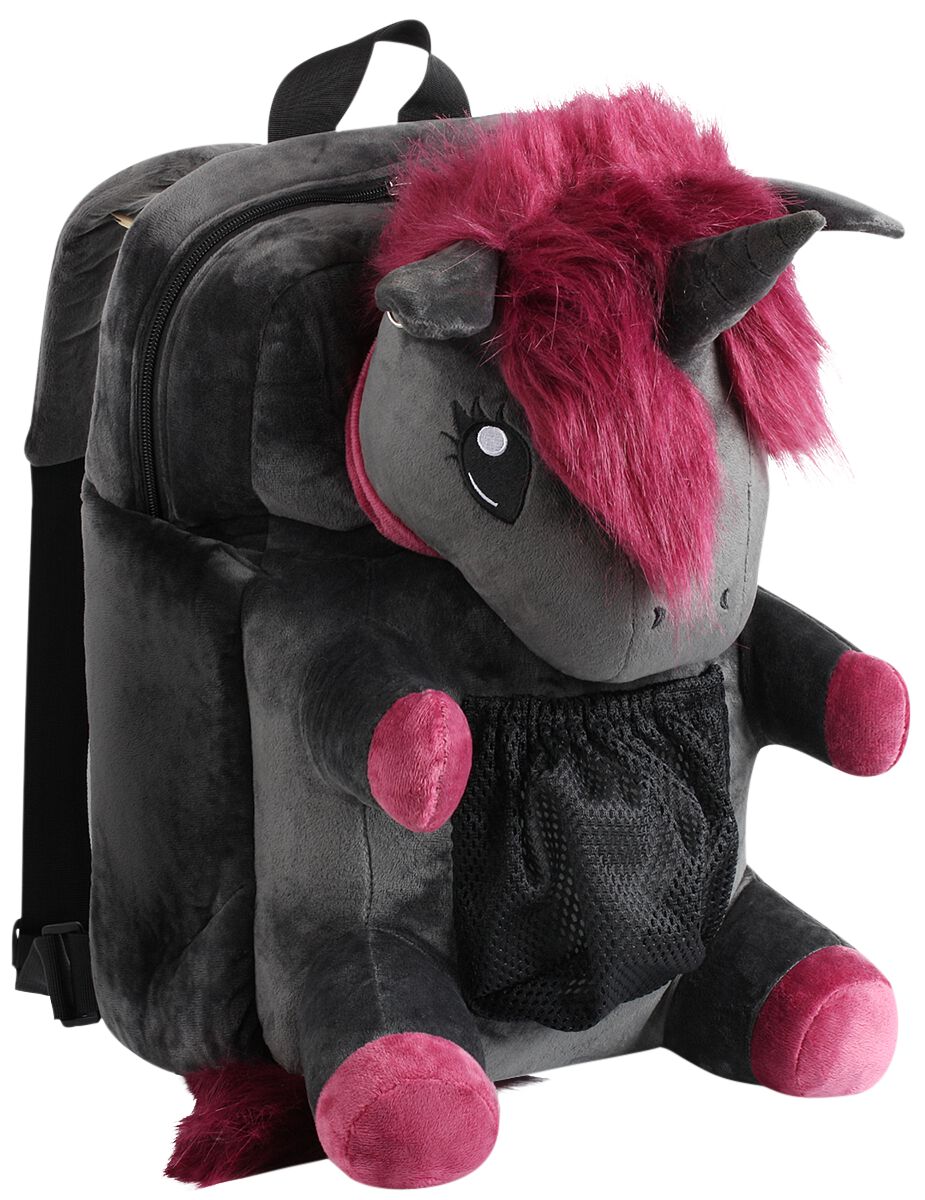 Sac à dos Unicorn de Corimori - Ruby La Licorne Punk - pour Unisexe - noir/lilas - Corimori