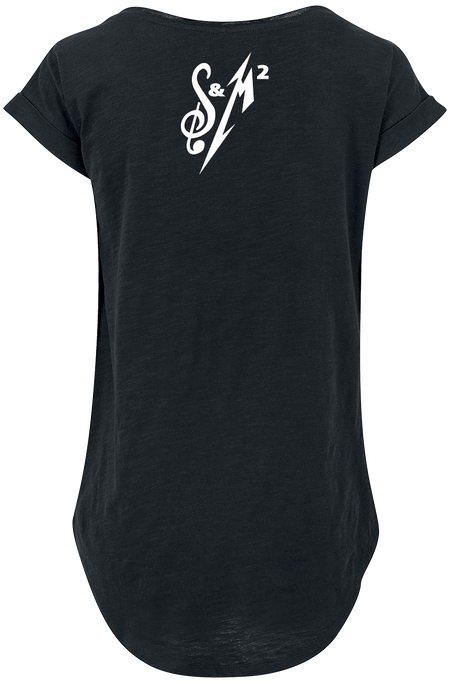 T-Shirt Manches courtes  de Metallica - S&M2 Crâne Costume - S à XXL - pour Femme - noir - metallica - View 2