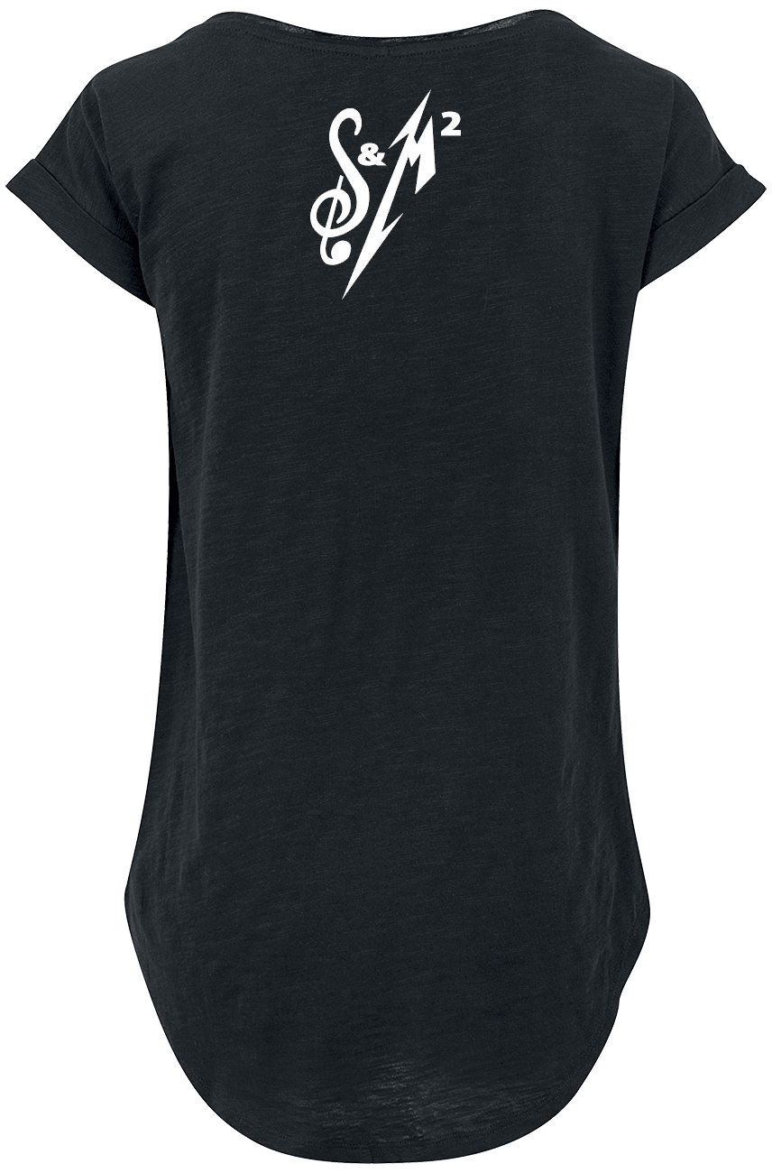 T-Shirt Manches courtes  de Metallica - S&M2 Crâne Costume - S à XXL - pour Femme - noir - metallica - View 2
