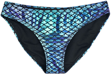 Bas de bikini Disney de La Petite Sirène - Coquillage - S à 3XL - pour Femme - lilas/bleu - La Petite Sirène