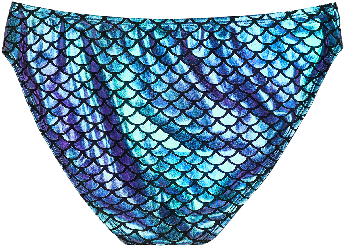 Bas de bikini Disney de La Petite Sirène - Coquillage - S à 3XL - pour Femme - lilas/bleu - La Petite Sirène - View 2