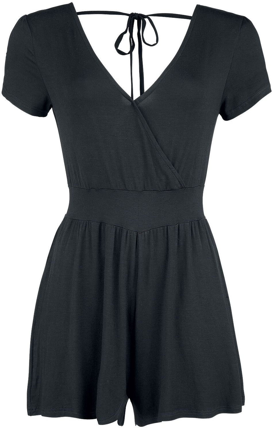 Salopette  de Forplay - Combi-short Nouée Dans Le Dos - XS à XL - pour Femme - noir - Forplay