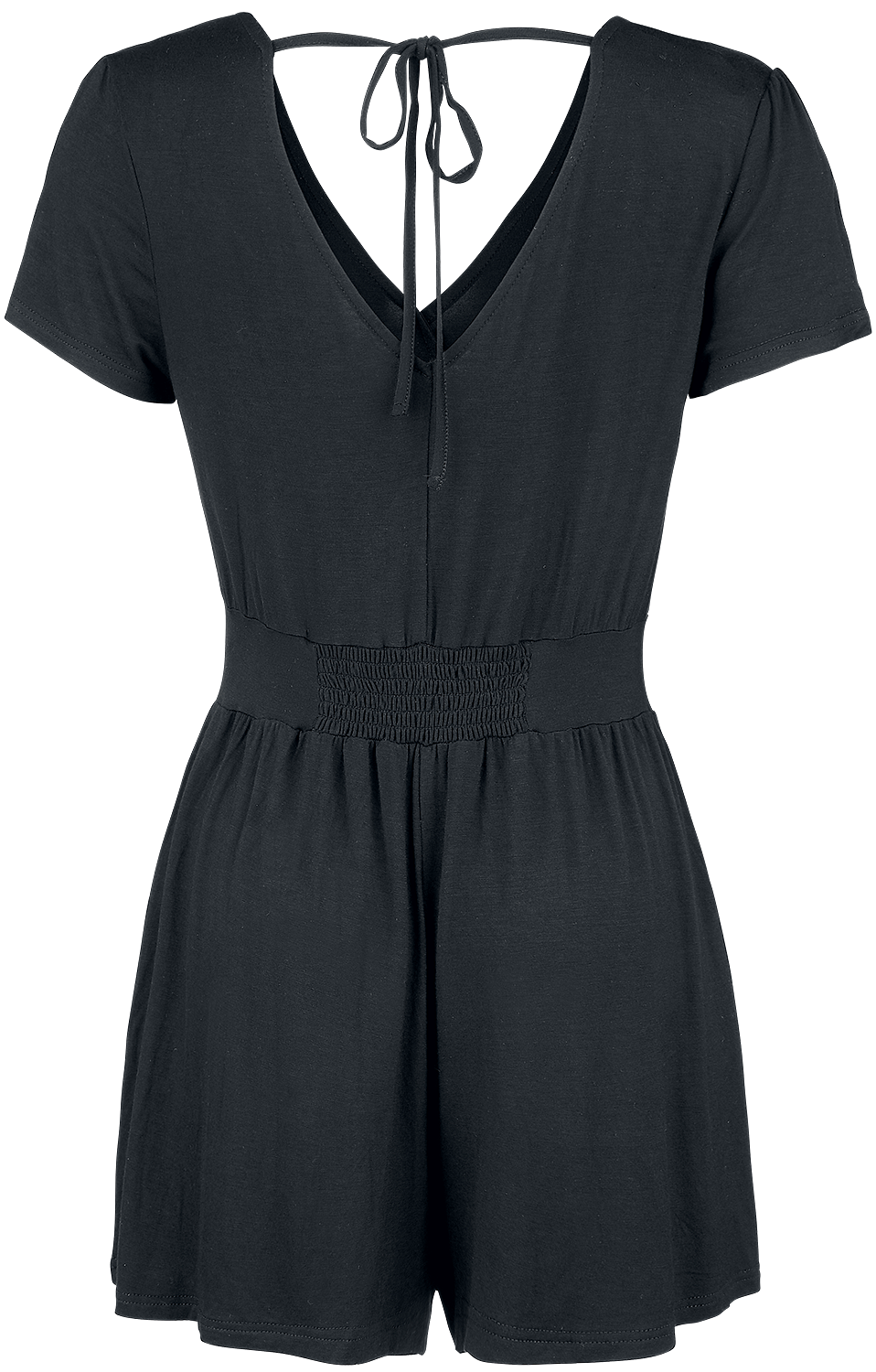 Salopette  de Forplay - Combi-short Nouée Dans Le Dos - XS à XL - pour Femme - noir - Forplay - View 2