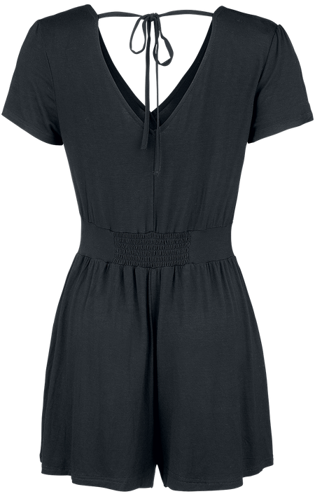 Salopette  de Forplay - Combi-short Nouée Dans Le Dos - XS à XL - pour Femme - noir - Forplay - View 2