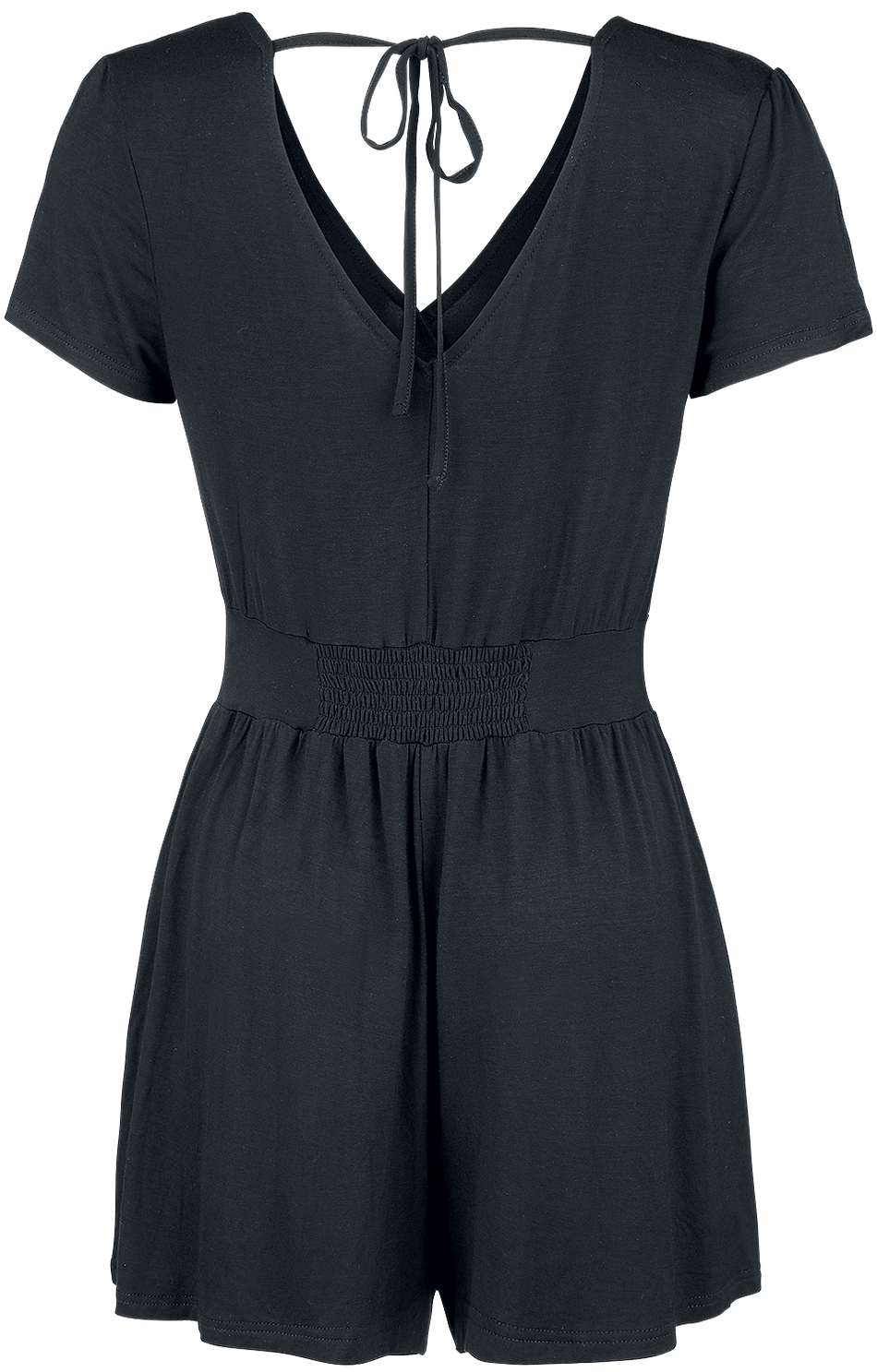 Salopette  de Forplay - Combi-short Nouée Dans Le Dos - XS à XL - pour Femme - noir - Forplay - View 2