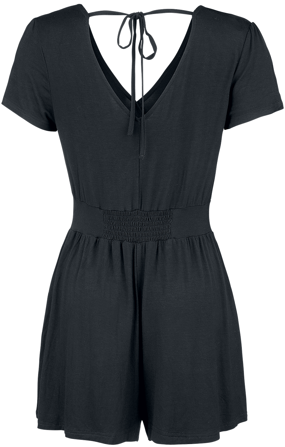 Salopette  de Forplay - Combi-short Nouée Dans Le Dos - XS à XL - pour Femme - noir - Forplay - View 2