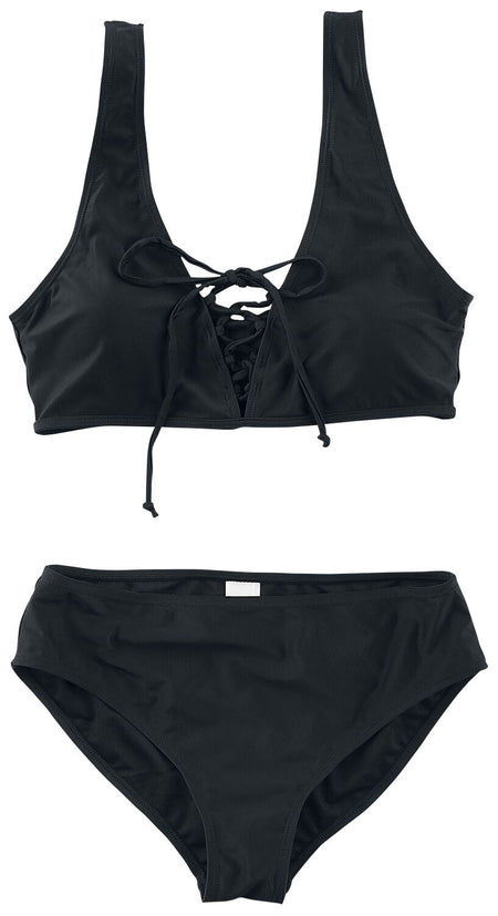 Maillots de bain  de Forplay - Bikini Lacé À L'avant - S à XL - pour Femme - noir - Forplay