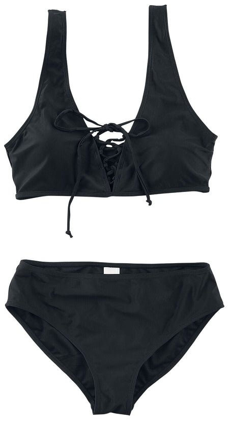 Maillots de bain  de Forplay - Bikini Lacé À L'avant - S à M - pour Femme - noir - Forplay