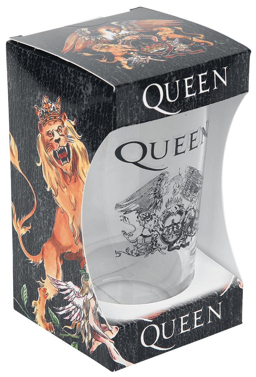 Verre à bière  de Queen - Crest - pour Indifférent - transparent - Queen - View 2