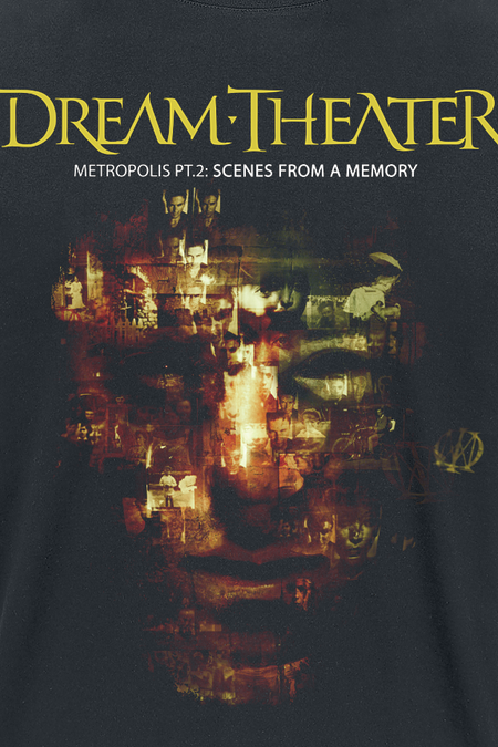 T-Shirt Manches courtes  de Dream Theater - Metropolis SFAM - S à 5XL - pour Homme - noir - Dream Theater - View 2