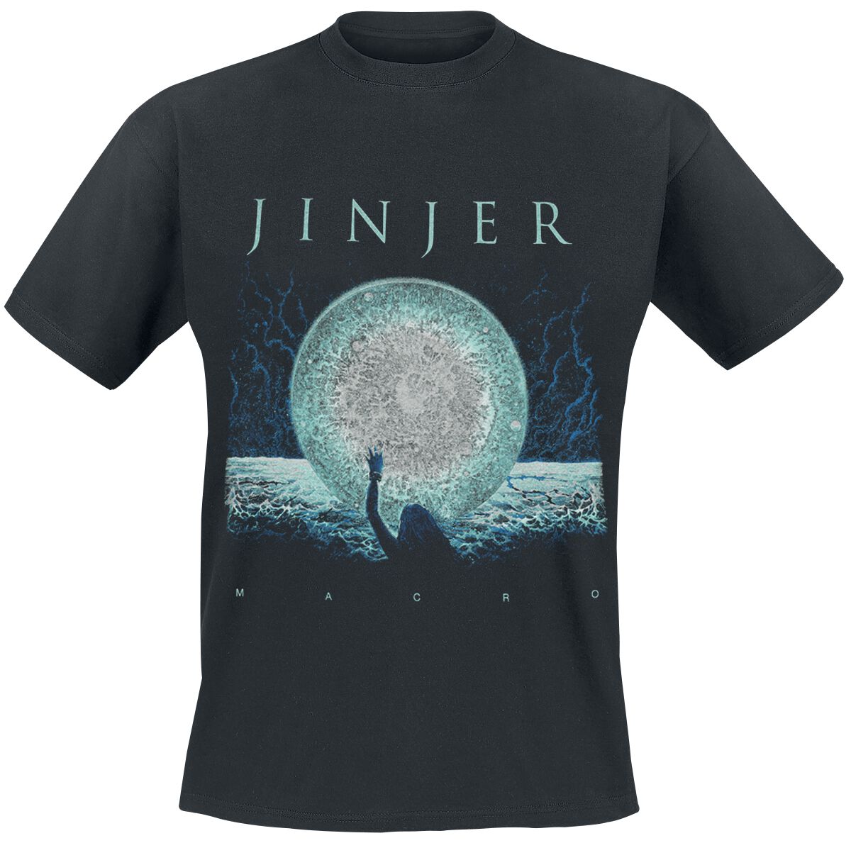 T-Shirt Manches courtes  de Jinjer - Macro - S à 3XL - pour Homme - noir - Jinjer