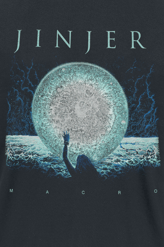 T-Shirt Manches courtes  de Jinjer - Macro - S à 3XL - pour Homme - noir - Jinjer - View 2