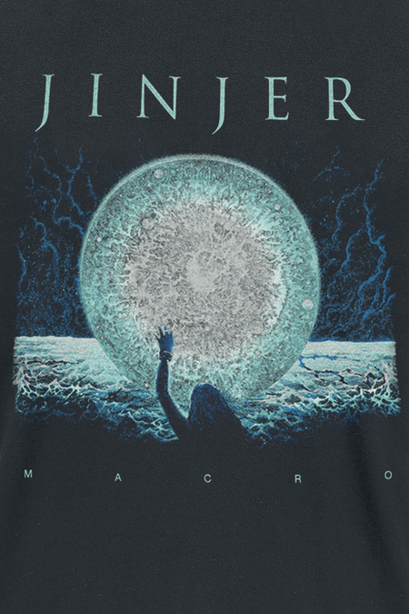 T-Shirt Manches courtes  de Jinjer - Macro - S à 3XL - pour Homme - noir - Jinjer - View 2
