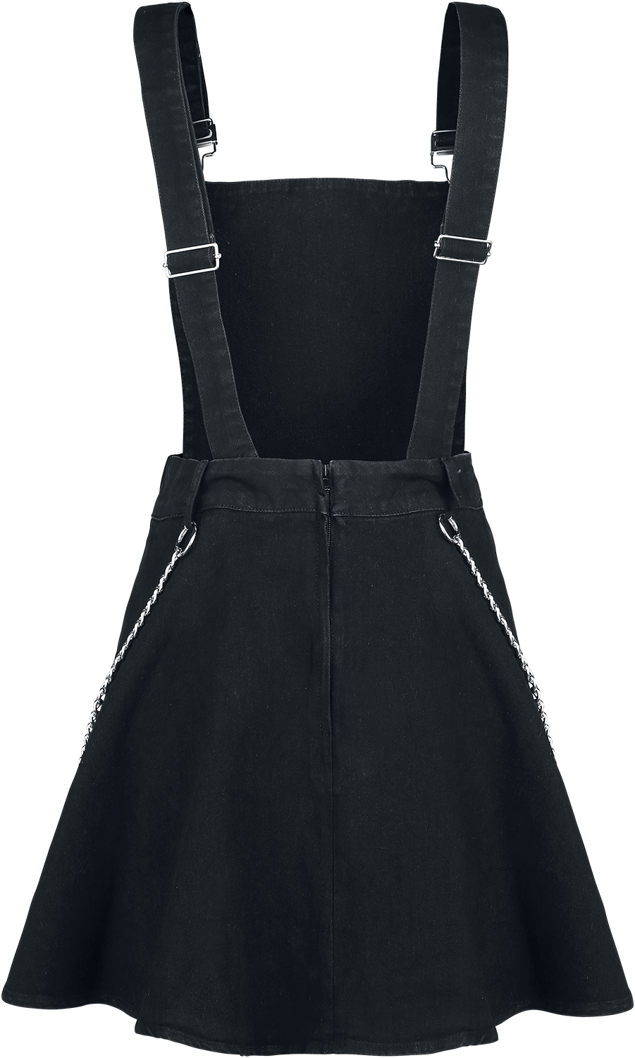 Robe courte Gothic de Jawbreaker - Robe Salopette Love Me Right - S à XXL - pour Femme - noir - Jawbreaker - View 2
