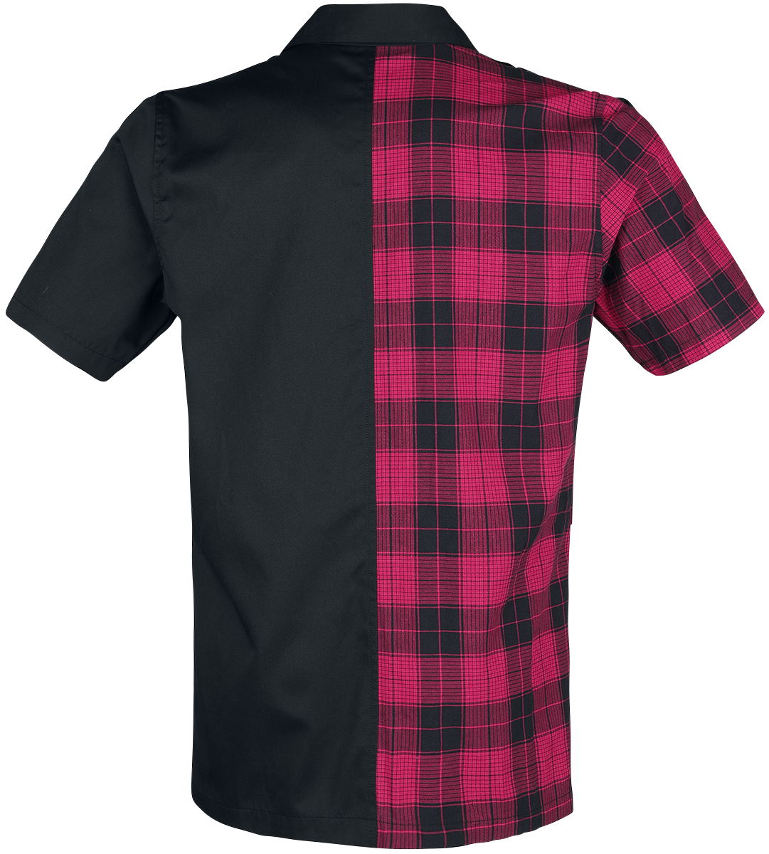 Chemise manches courtes Gothic de Jawbreaker - Chemise Split - L à XXL - pour Homme - noir/rouge - Jawbreaker - View 2