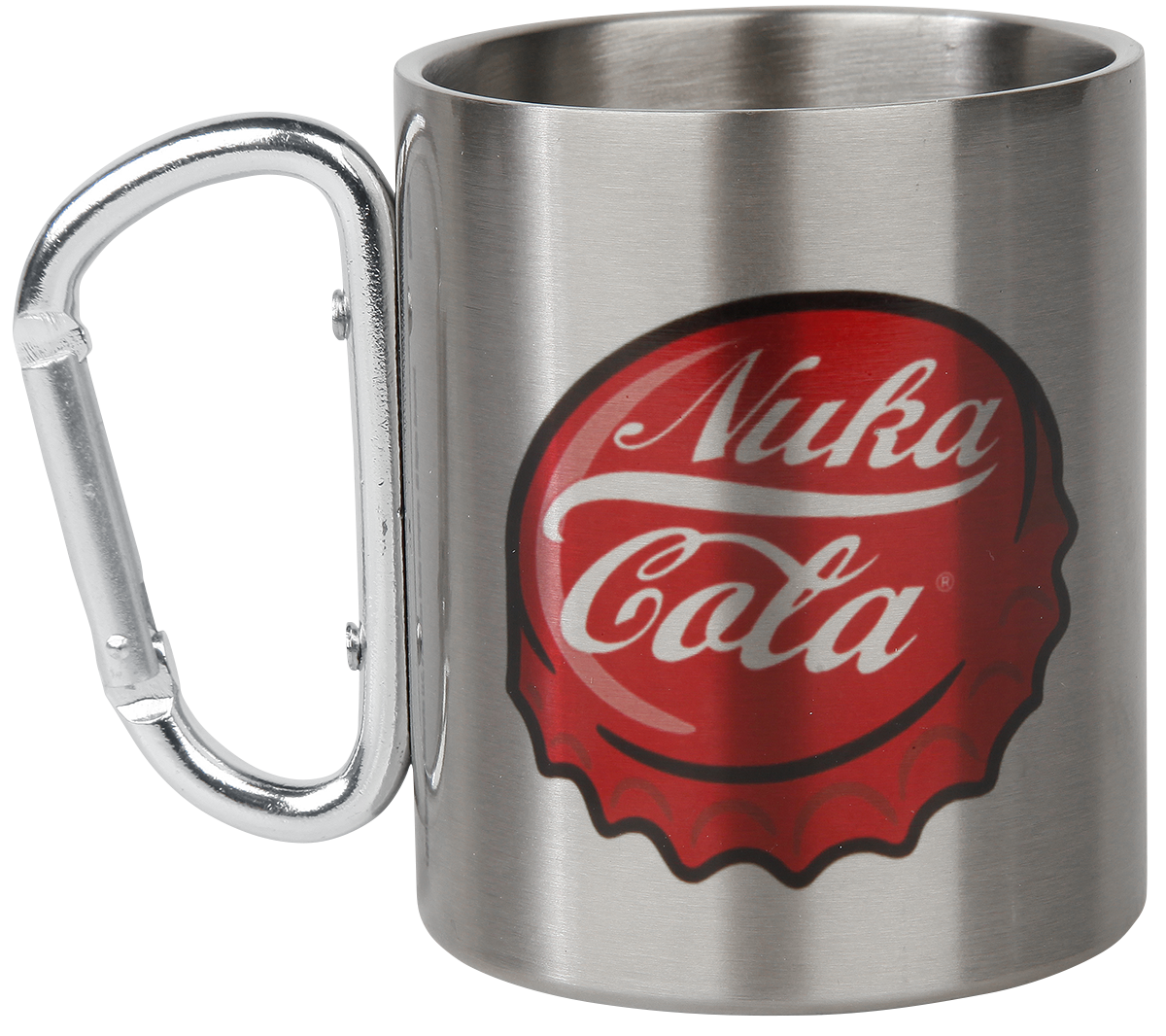Mug Gaming de Fallout - Nuka Cola - Mug Avec Mousqueton - pour Unisexe - couleur argent - Fallout - View 2
