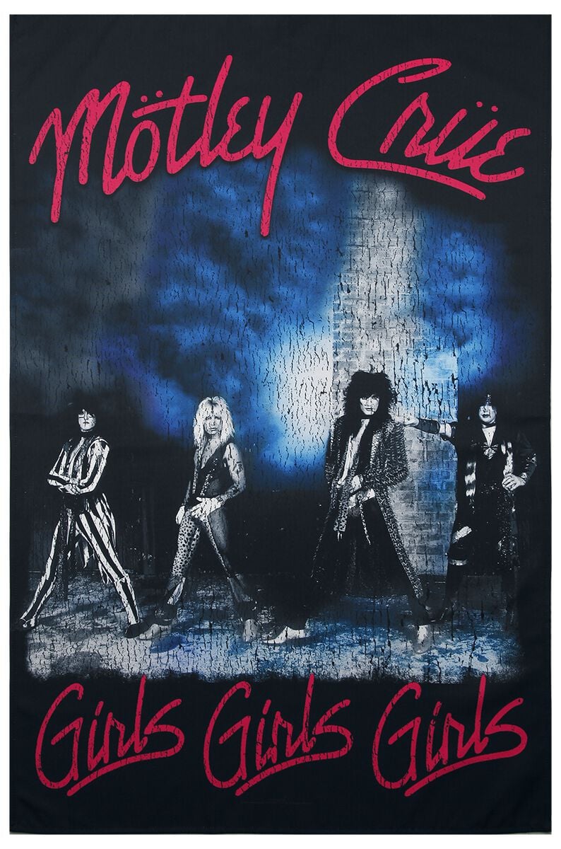 Drapeau  de Mötley Crüe - Girls, girls, girls - pour Unisexe - multicolore - Mötley Crüe