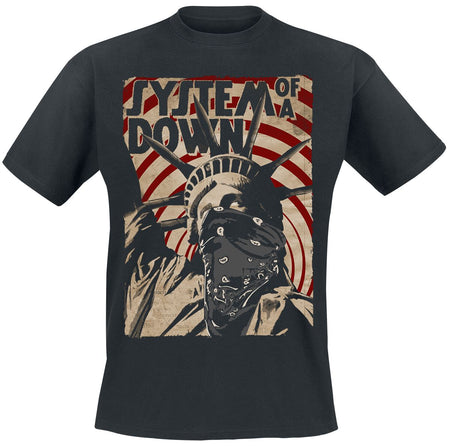 T-Shirt Manches courtes  de System Of A Down - Liberty Bandit - S à XXL - pour Homme - noir - System Of A Down