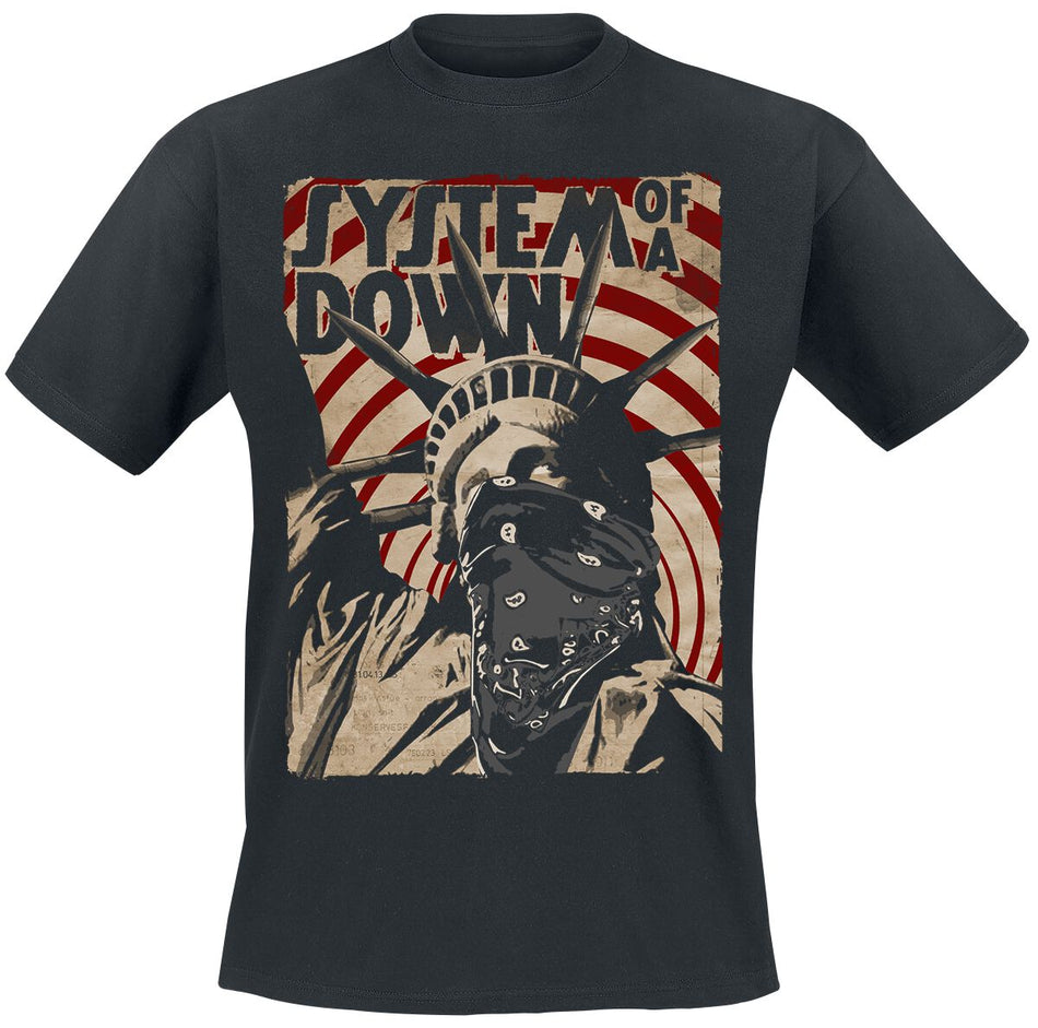 T-Shirt Manches courtes  de System Of A Down - Liberty Bandit - S à XXL - pour Homme - noir - System Of A Down