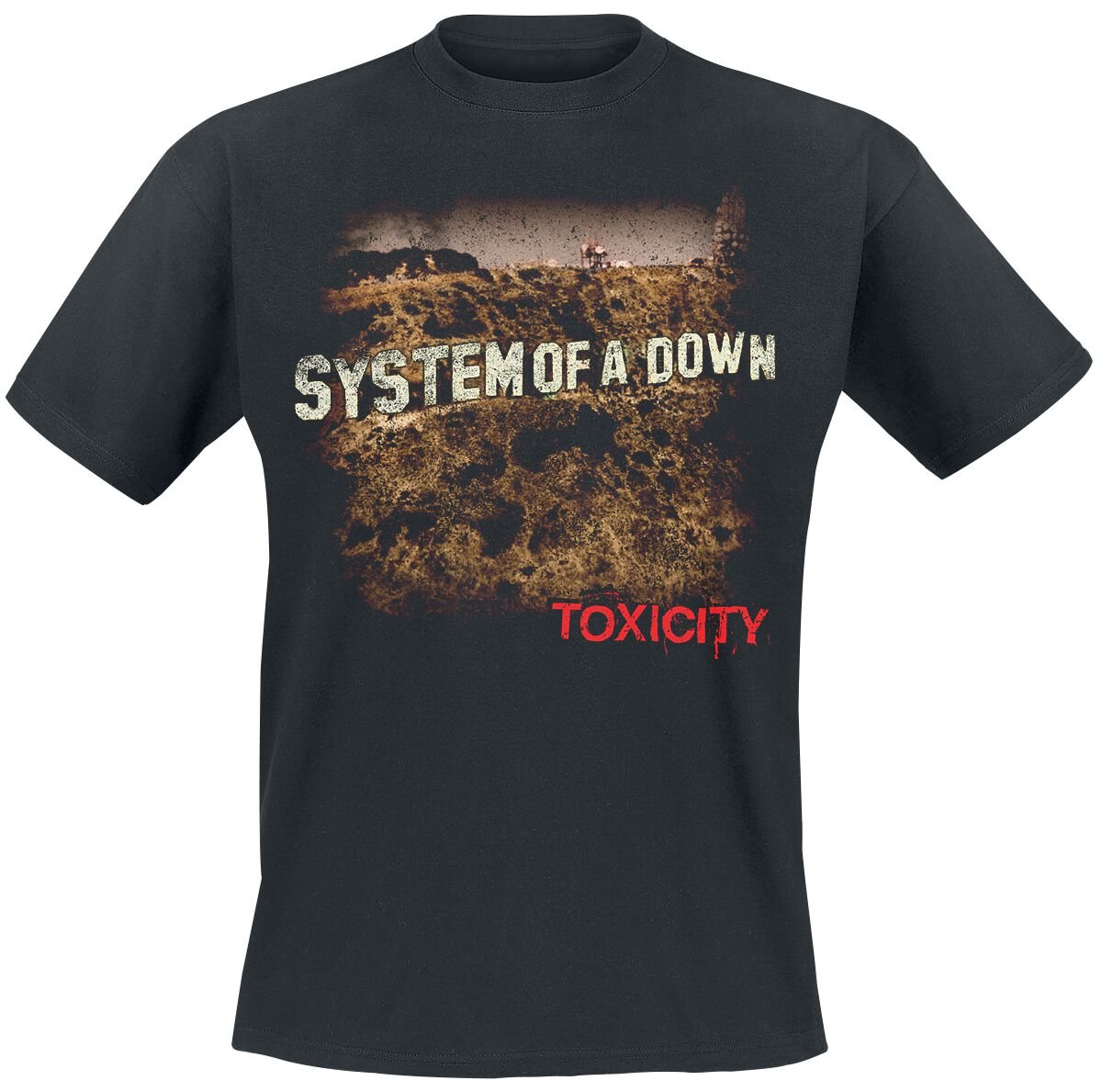 T-Shirt Manches courtes  de System Of A Down - Toxicity - S à XXL - pour Homme - noir - System Of A Down
