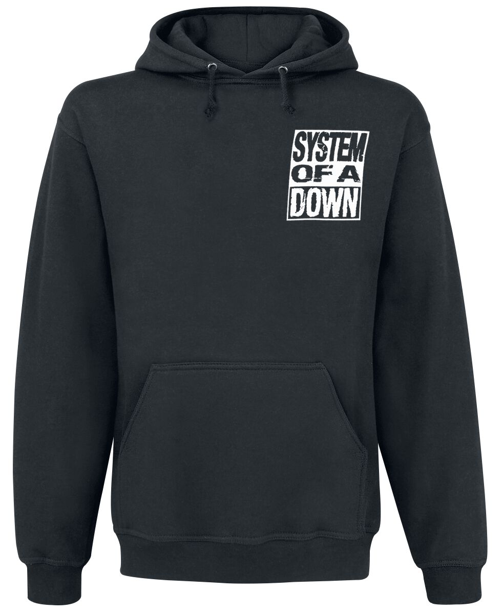 Sweat-shirt à capuche  de System Of A Down - System Waves - S à XXL - pour Homme - noir - System Of A Down