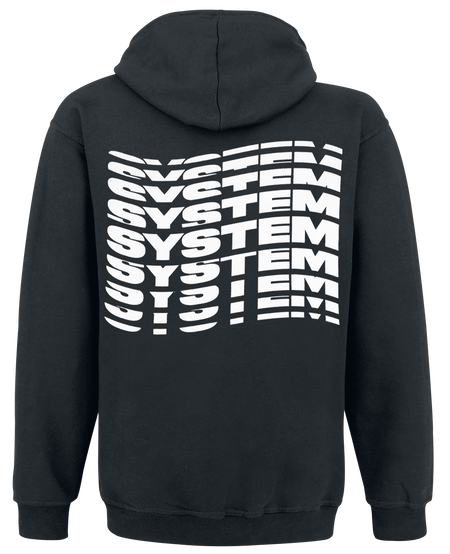 Sweat-shirt à capuche  de System Of A Down - System Waves - S à XXL - pour Homme - noir - System Of A Down - View 2