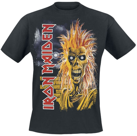 T-Shirt Manches courtes  de Iron Maiden - 1st Album Tracklist - S à 5XL - pour Homme - noir - Iron Maiden