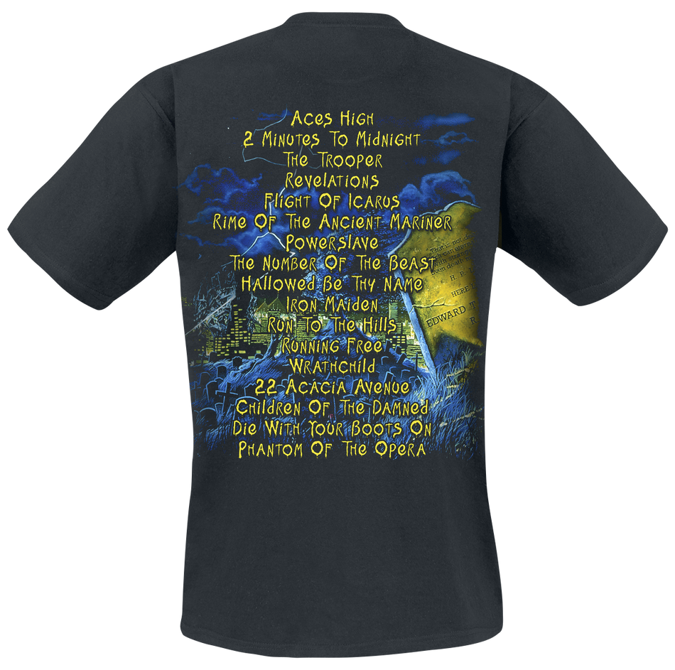 T-Shirt Manches courtes  de Iron Maiden - Live After Death - S à 4XL - pour Homme - noir - Iron Maiden - View 2