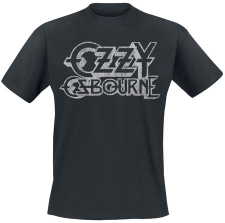 T-Shirt Manches courtes  de Ozzy Osbourne - Vintage Logo - S à XXL - pour Homme - noir - Ozzy Osbourne