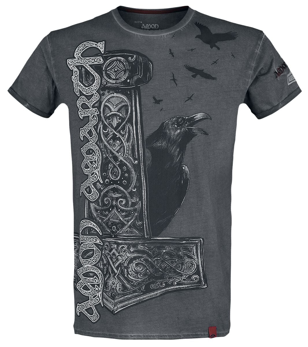 T-Shirt Manches courtes  de Amon Amarth - EMP Signature Collection - S à 5XL - pour Homme - gris foncé - Amon Amarth