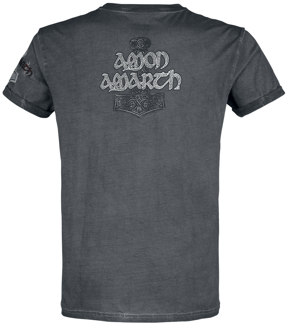 T-Shirt Manches courtes  de Amon Amarth - EMP Signature Collection - S à 5XL - pour Homme - gris foncé - Amon Amarth - View 2