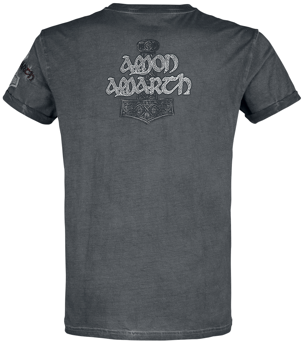 T-Shirt Manches courtes  de Amon Amarth - EMP Signature Collection - S à 5XL - pour Homme - gris foncé - Amon Amarth - View 2
