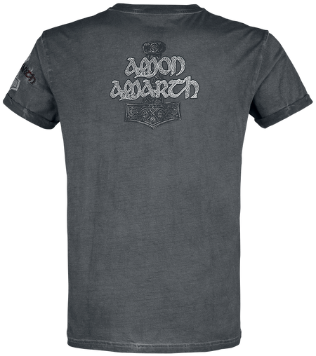 T-Shirt Manches courtes  de Amon Amarth - EMP Signature Collection - S à 5XL - pour Homme - gris foncé - Amon Amarth - View 2