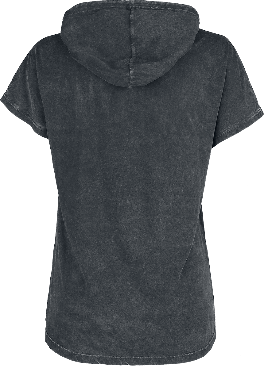 T-Shirt Manches courtes  de Black Premium by EMP - T-Shirt À Capuche - S à 5XL - pour Femme - noir - Black Premium by EMP - View 2