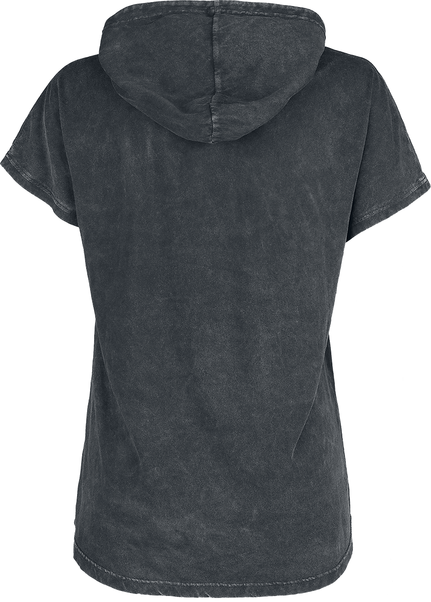T-Shirt Manches courtes  de Black Premium by EMP - T-Shirt À Capuche - S à 3XL - pour Femme - noir - Black Premium by EMP - View 2