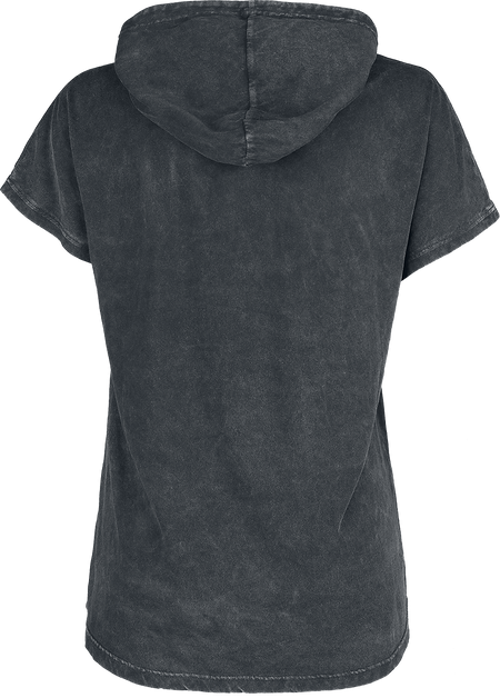 T-Shirt Manches courtes  de Black Premium by EMP - T-Shirt À Capuche - S à 3XL - pour Femme - noir - Black Premium by EMP - View 2