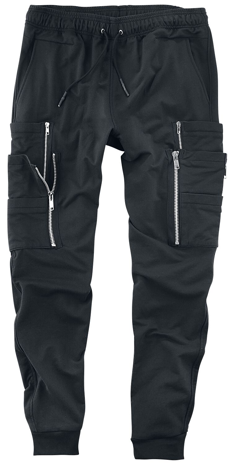 Pantalon Cargo Gothic de Gothicana by EMP - Pantalon Cargo avec Zips - M - pour Homme - noir - Gothicana by EMP