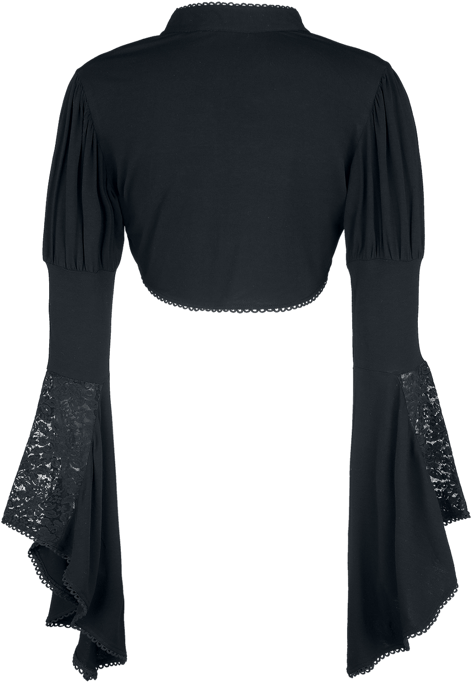 Boléro Gothic de Gothicana by EMP - Bolero En Dentelle Gothicana Avec Manches Évasées - S à XXL - pour Femme - noir - Gothicana by EMP - View 2